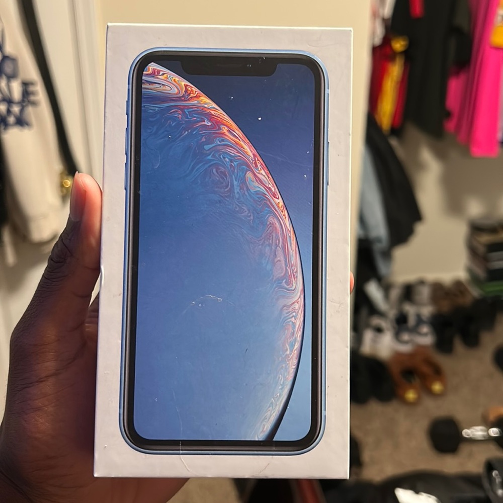 Blue iPhone XR was given to me as a gift and is unused